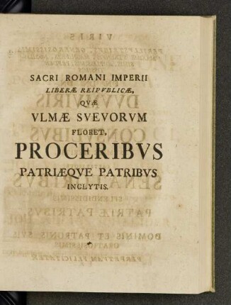 Sacri romani imperii ...