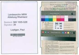 Entnazifizierung Paul Loeltgen , geb. 20.07.1886 (Postinspektor)