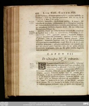 Caput VII. De Ministris N. F. ordinariis.