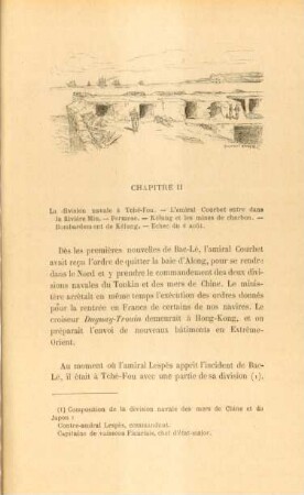 Chapitre II. La division navale à Tché-Fou ...
