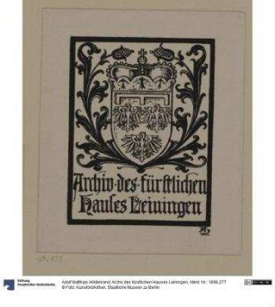 Archiv des fürstlichen Hauses Leiningen