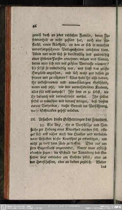 III. Ursachen dieser Erscheinungen des Zeitalters