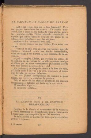 VI - El arroyo rojo y el castillo desaparecido