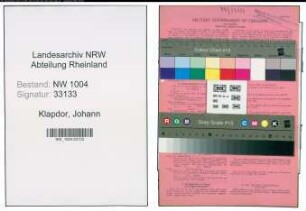 Entnazifizierung Johann Klapdor , geb. 21.09.1902 (Arbeiter)