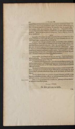 Caput XIII. De fide privata in bello.