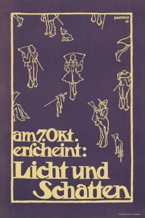 Am 7. Oktober erscheint: Licht und Schatten
