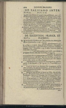 Liber XLIV. De Exception. Praescr. Et Praeiudic