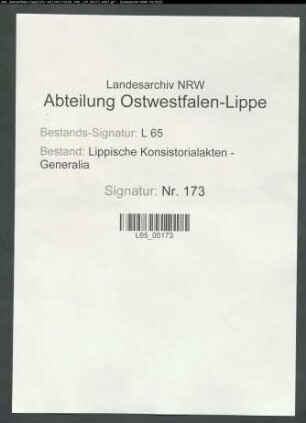 Suspendierung und Entfernung von Pastoren aus dem Amt in den lippe-brakeschen Ämtern: Eheklage gegen Pastor Justus Ziegler zu Lipperode