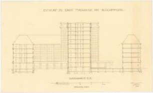 Hochhaus am Blücherplatz, Berlin: Querschnitt