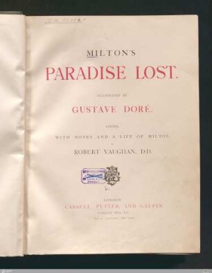 Milton's Paradise lost