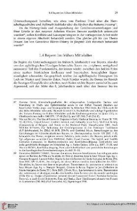 1.4 Bayern im frühen Mittelalter