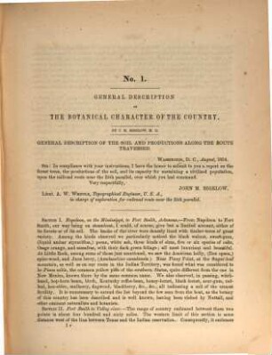 Reports of explorations and surveys to ascertain the most practicable and economical route for a railroad from the Mississippi River to the Pacific Ocean. 4. 1853/54 (1856)
