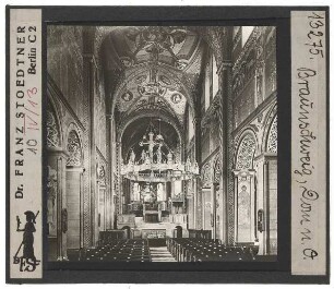 Braunschweig, Dom : Innenansicht, Blick nach O