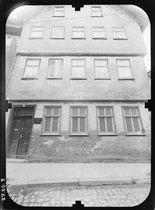 Schmalkalden, Gillergasse 11. Wohnhaus. Straßenfront (Teilansicht)