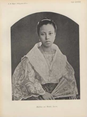 Talel XXVIII. Mädchen aus Manila, Luzon