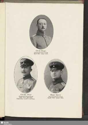 Oberst Rieper - Oberstlt. Brück - Major Fiedler