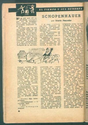 Schopenhauer : El tiempo y sus hombres