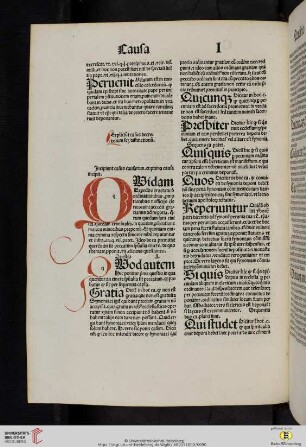 Causa I-XXXVI
