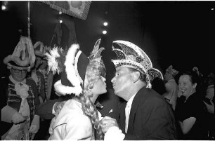 Haupttagung 1954 des "Bundes Deutscher Karneval" in Karlsruhe.