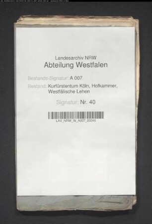 Zersplitterung des Gutes zu Holthausen und des Ruboden-Ludwigsguts bei Geseke durch Anton Bertram, Bürger zu Geseke