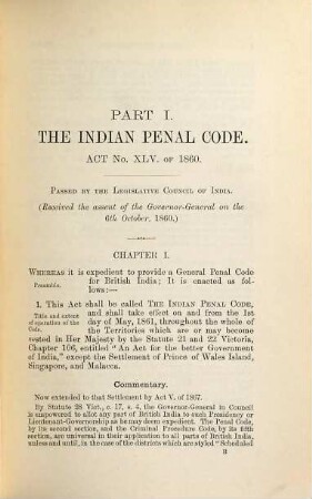 The Criminal Law of India