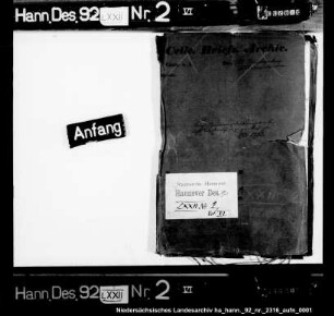 Kriegsoperationen, darüber erstattete Berichte und darauf ergangene Rescripte Vgl. Hann. 38A Nr. 8a