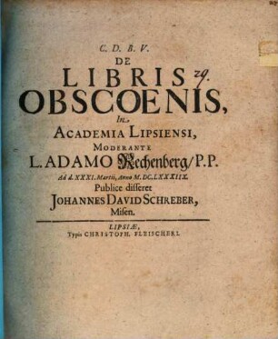 De libris obscoenis