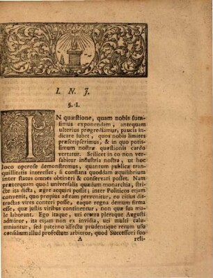 Quaestio polit. An crescens vicini principis potentia iustam belli causam praebeat?