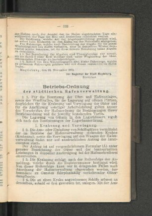 Betriebs-Ordnung
