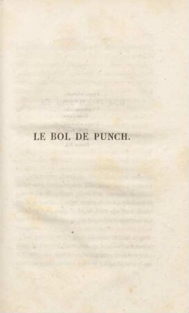 Le Bol De Punch