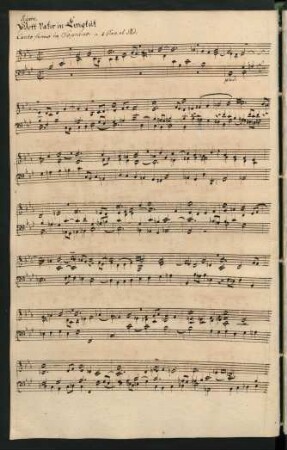 Kyrie Gott Vater in Ewigkeit; org; B-Dur; BWV 669