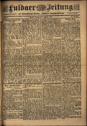 Ausgabe vom Freitag, den 07. Februar 1902.