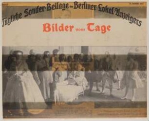 Ausschnitt aus "Tägliche Sonder-Beilage des Berliner Lokal-Anzeigers" vom 25. Januar 1911: "Bilder vom Tage": Szenenbild "Rosenkavalier"