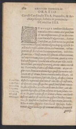 Oratio ... habita in provinciali Concilio IIII.
