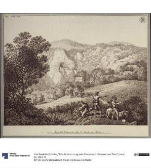 "Das Schloss Lueg oder Predjama 12 Stunden von Triest"