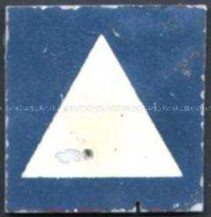 WHN-Abzeichen, Verkehrszeichen: Vorsichtszeichen, Straßensammlung im Gau 44 Reichskommissariat Niederlande am 14. und 15. Februar 1941
