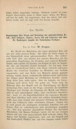 243-262 Zur mittelalterlichen Mystik