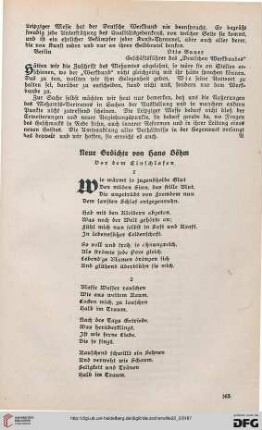 32: Neue Gedichte von Hans Böhm