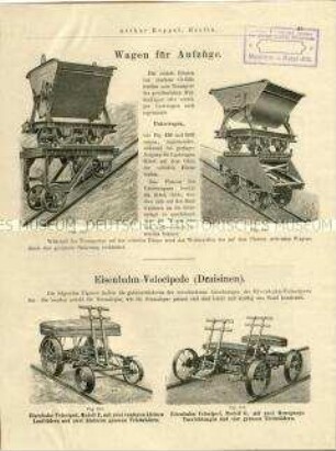 Wagen für Aufzüge