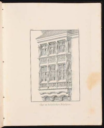 Suppl. 6. Chor am katholischen Schulhaus. - Katholisches Schulhaus, Erker, Königstrasse, Nürnberg