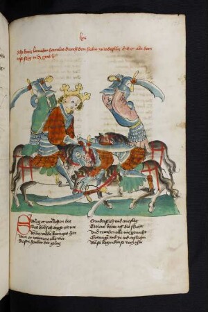 Hercules zerschmettert Lamedon das Haupt (lt. Titulus wird Hercules getötet)