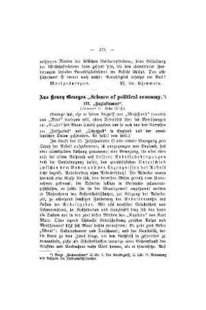 Aus Henry Georges "Science of political economy"