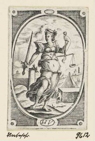 Gerechtigkeit, aus: "Allegorische Figuren"