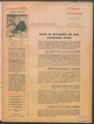 Hacia la formación de una conciencia cívica