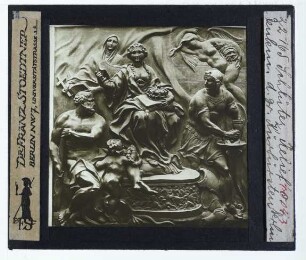 Berlin, Schlüter, Reiterstandbild des Großen Kurfürsten : Detail, Relief