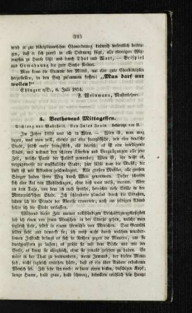 Beethovens Mittagessen : Dichtung und Wahrheit