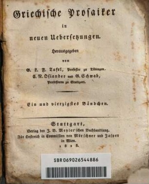 Aeschines der Redner, 1