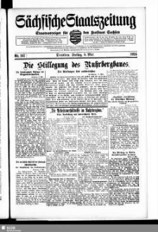 Sächsische Staatszeitung : Staatsanzeiger für den Freistaat Sachsen