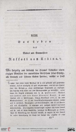 XCIII. Raffael von Urbino