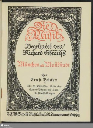 München als Musikstadt